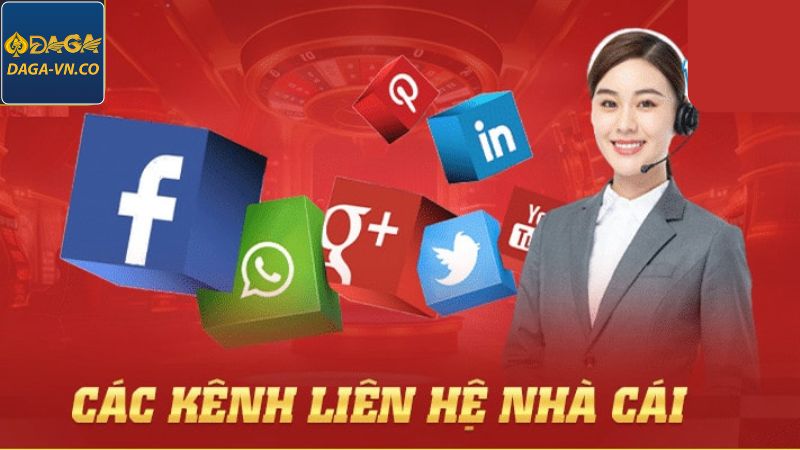 Liên hệ DAGA bằng một số hình thức cơ bản